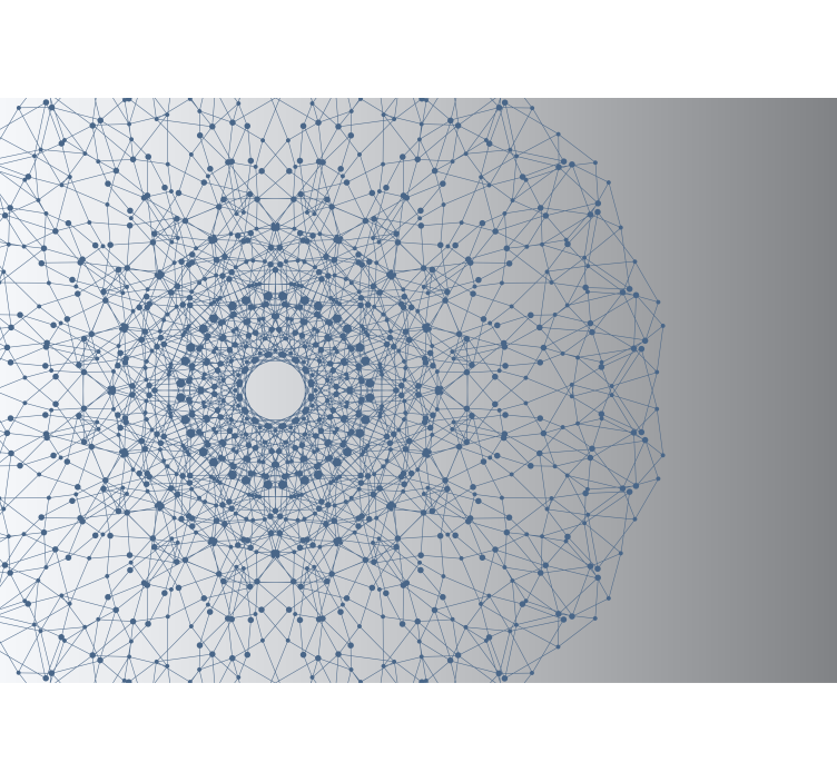 Tapisserie murale abstraite agencement géométrique - TenStickers