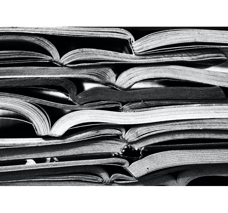 Tapisserie textures et motifs pages ouvertes empilées - TenStickers