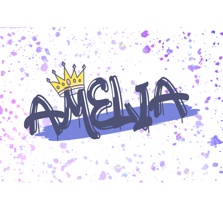 Tapisserie phrase formation de nom personnalisée - TenStickers