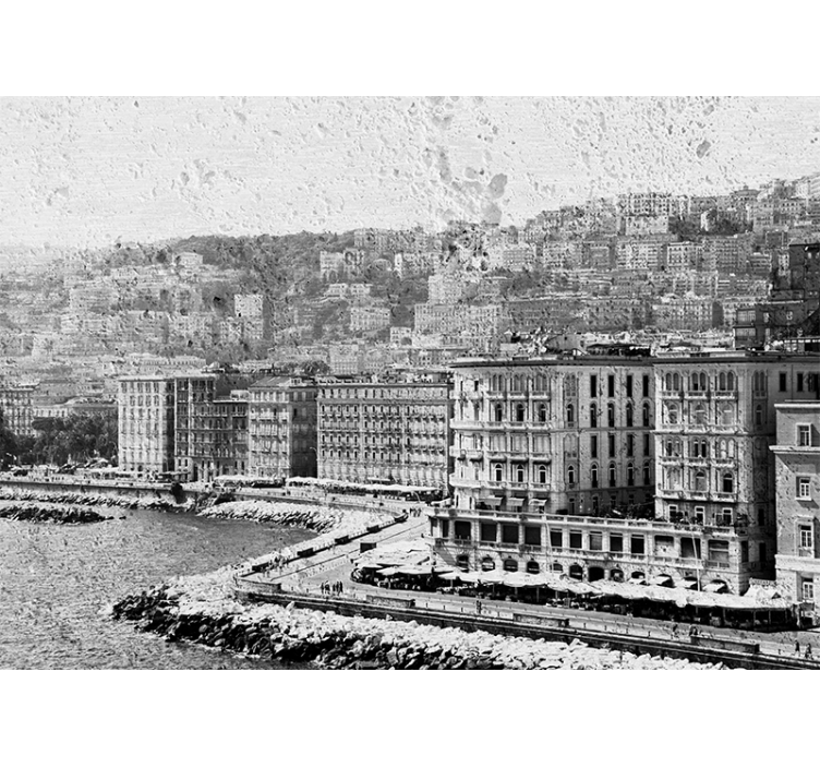 Papier peint de villes Paysage ville de naples - TenStickers