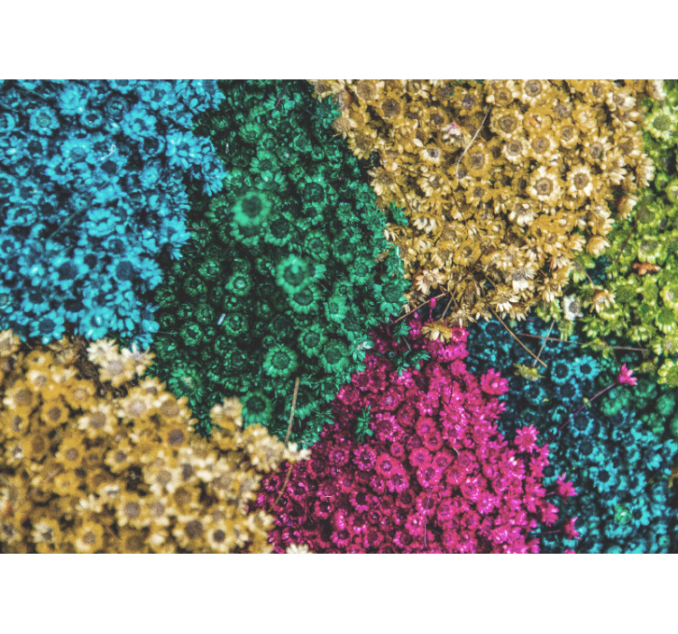 Tapisserie fleur motifs floraux colorés - TenStickers