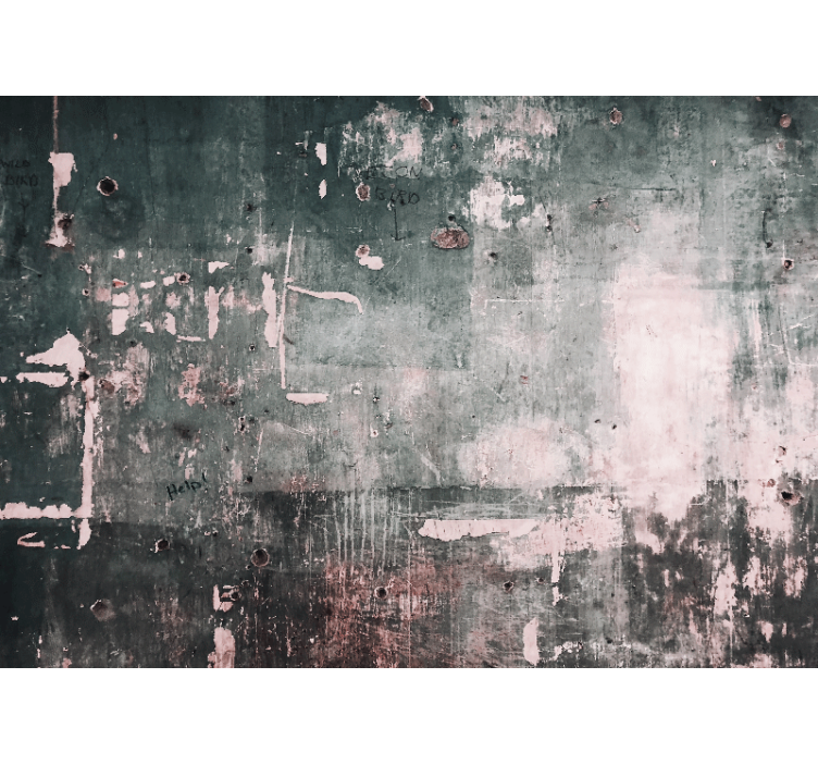 Papier peint imitation pierre Béton gris et marron - TenStickers