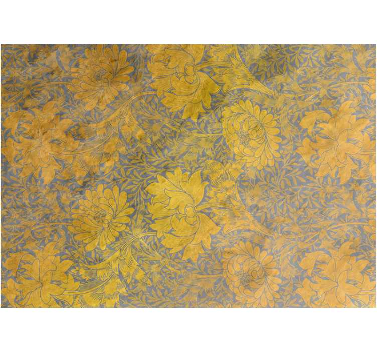 Tapisserie fleur agencement motif floral - TenStickers