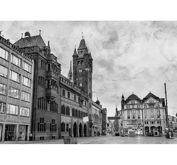Tapisserie murale berlin architecture des tours historiques - TenStickers