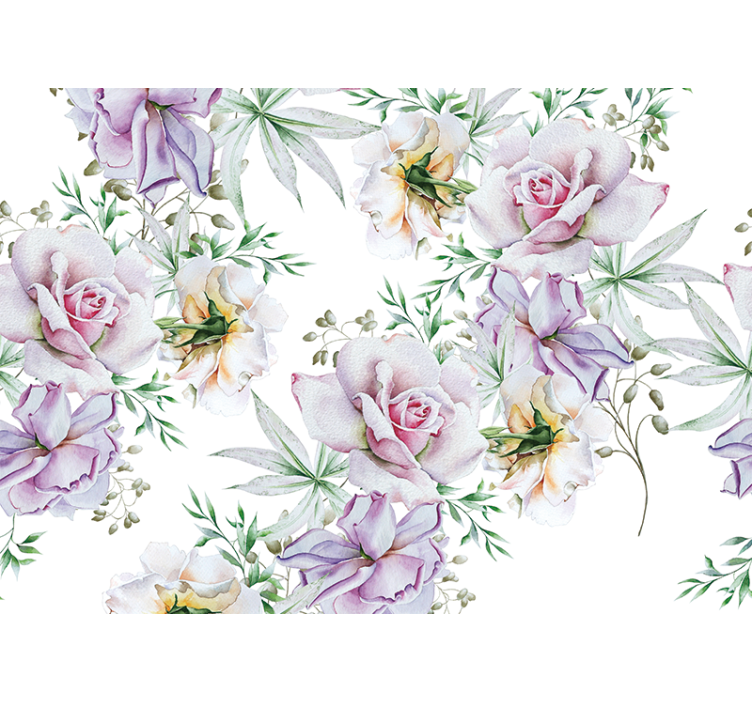 Tapisserie fleur belle composition florale - TenStickers