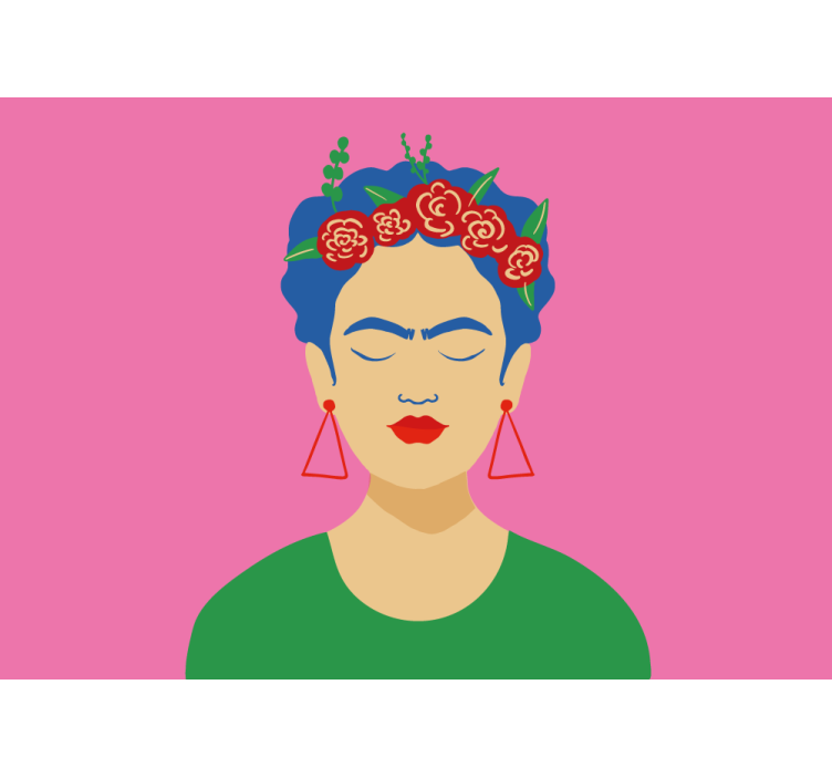 Papier peint mural art urbain Conception pop art frida kahlo - TenStickers