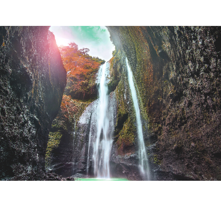 Tapisserie cascade paysage de cascade majestueux - TenStickers