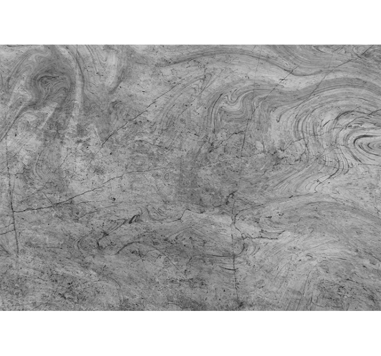 Papier peint salle de bain Design texturé en marbre gris - TenStickers