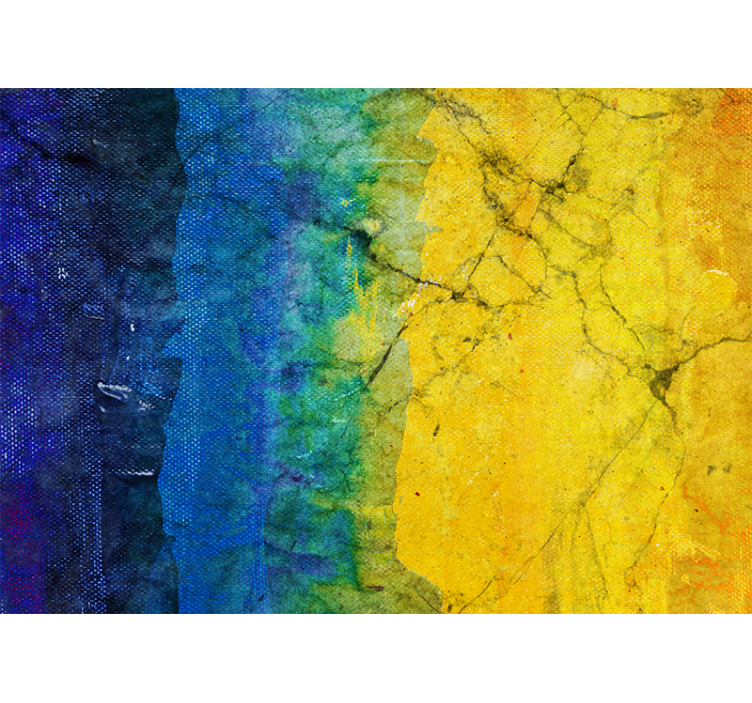 Tapisserie murale abstraite mélanges de couleurs vives - TenStickers