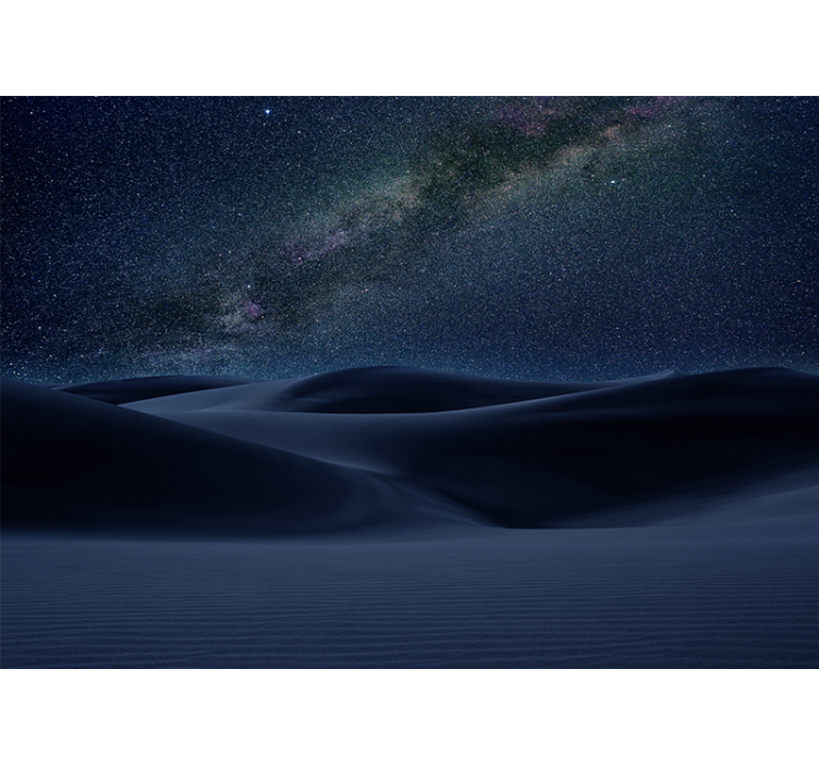 Papier peint salon Nuit étoilée dans le désert - TenStickers