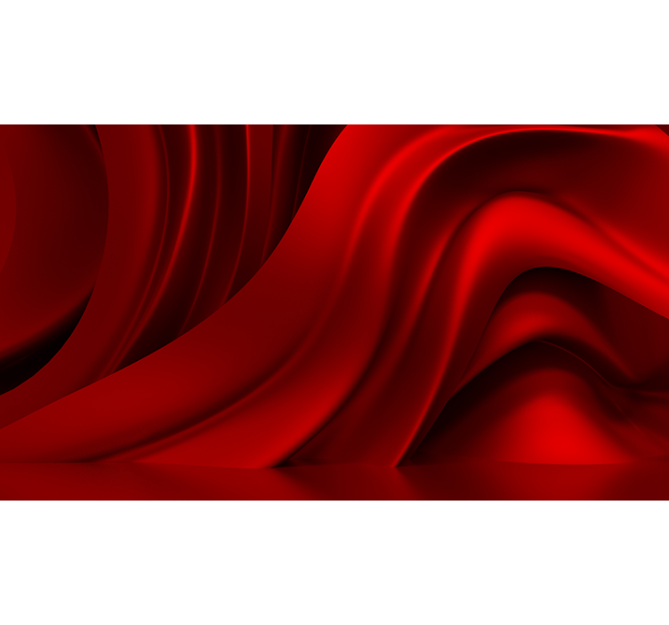 Tapisserie textures et motifs motif vague satin - TenStickers