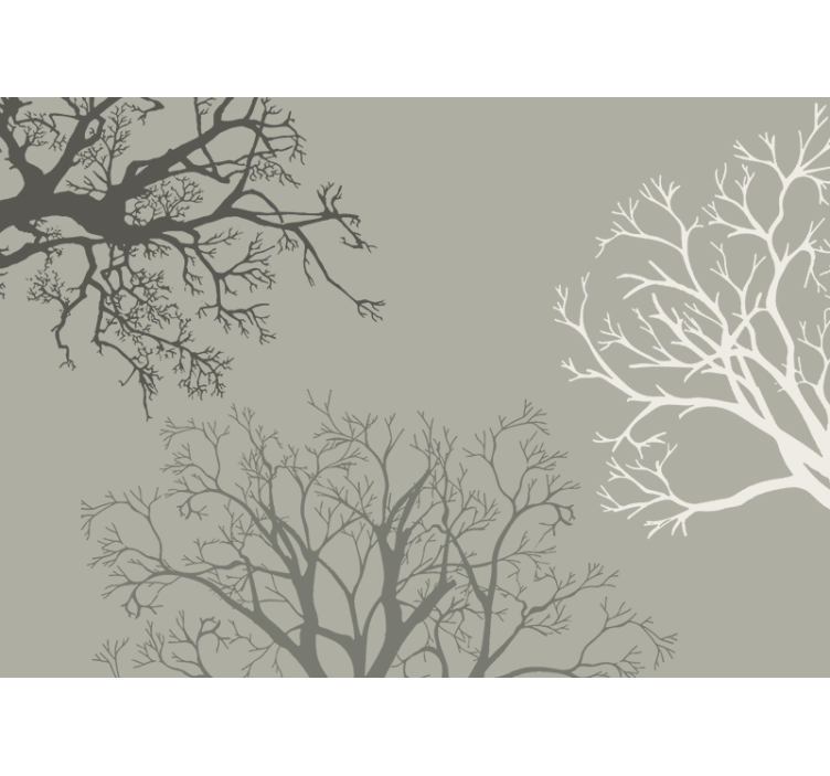 Tapisserie murale arbre arrangement de branches gracieuses - TenStickers