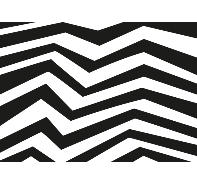 Papier peint design Zigzag - TenStickers