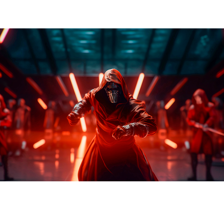 Tapisserie murale chambre guerrier galactique - TenStickers