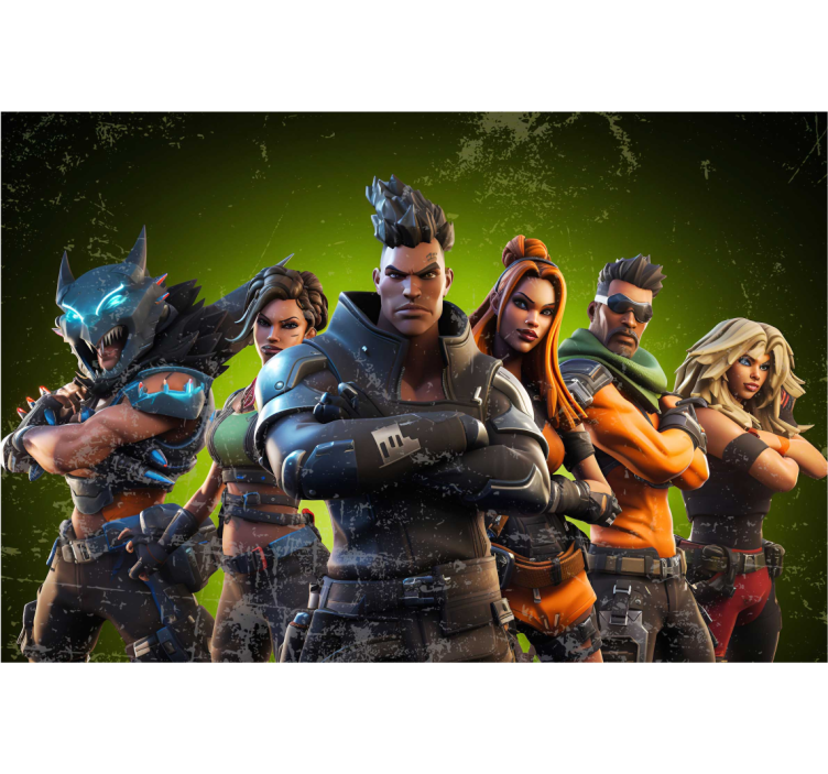 Tapisserie murale ado personnages épiques - TenStickers