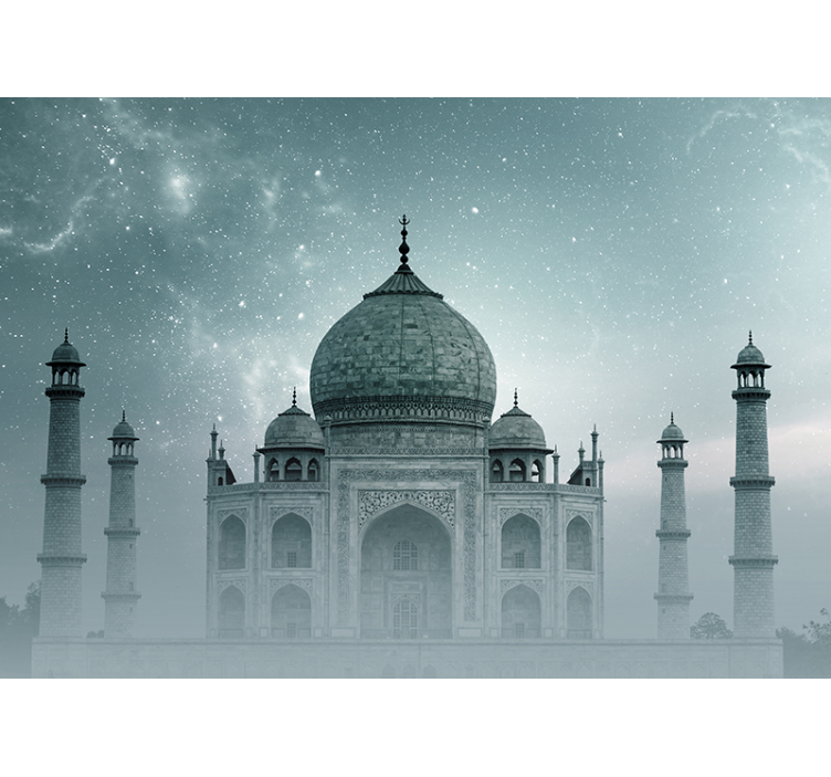 Papier peint taj mahal by night - TenStickers