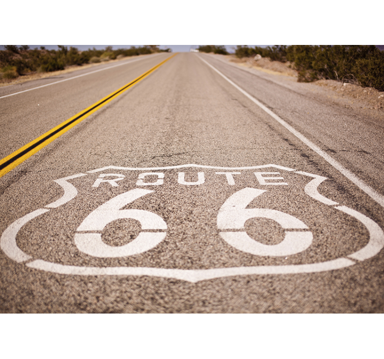 Photo murale Paysage route 66 - TenStickers