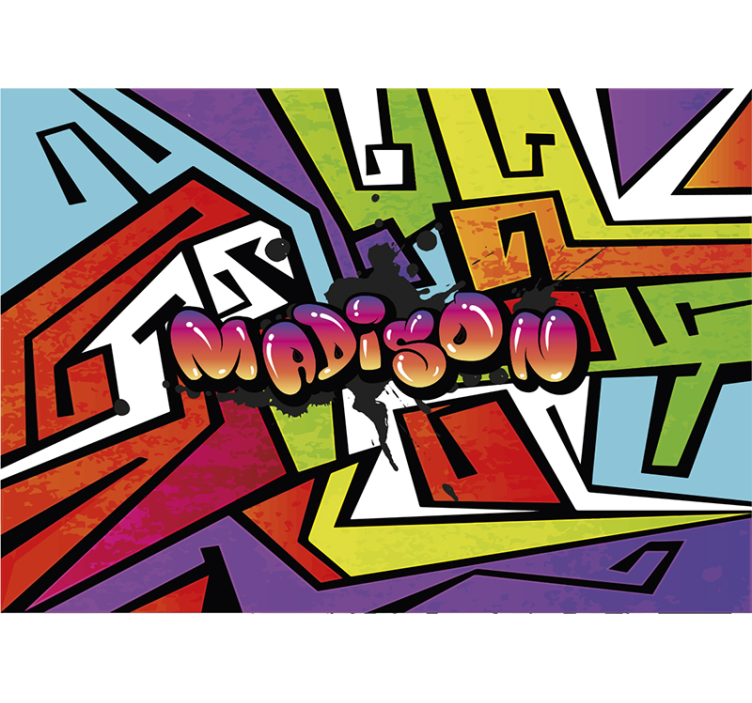 Papier peint chambre Graffiti urbain - TenStickers