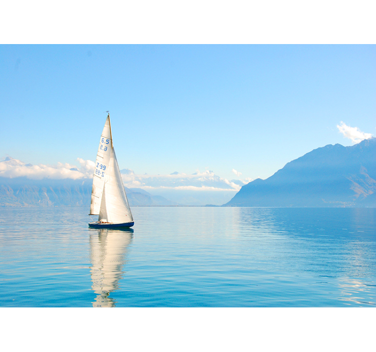 Tapisserie mer naviguer sur l'eau - TenStickers