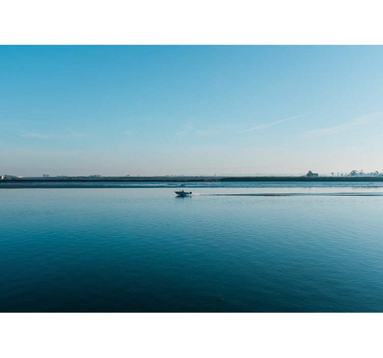 Tapisserie murale paysage scène d'eau tranquille - TenStickers