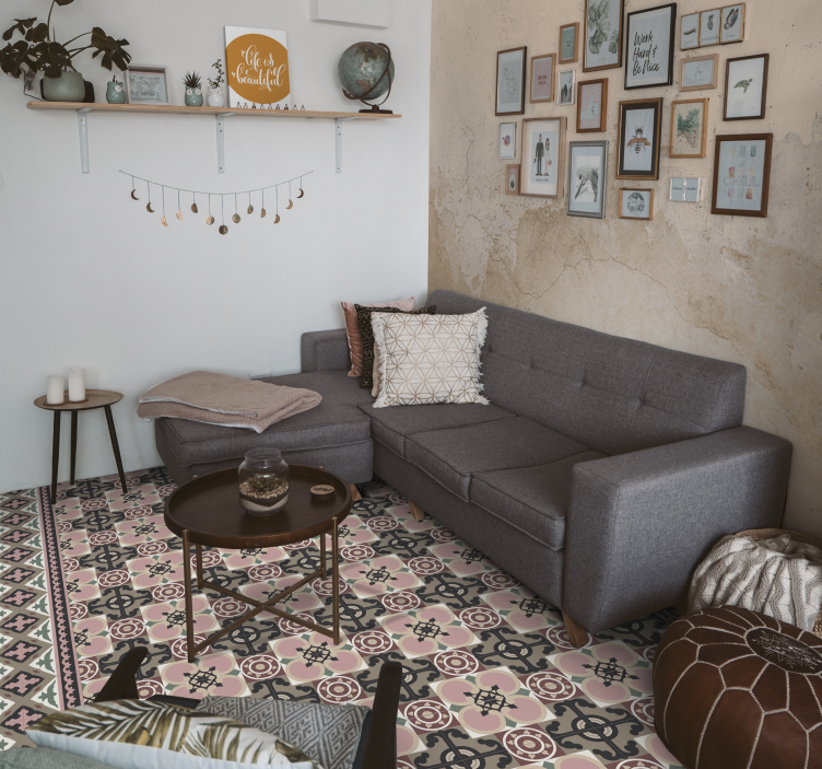 Papier peint motif Texture couleur sable - TenStickers