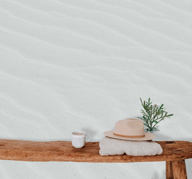 Papier peint mural desert Sable blanc - TenStickers