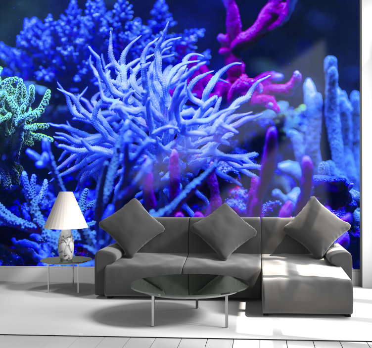 Photo murale Corail bleu - TenStickers