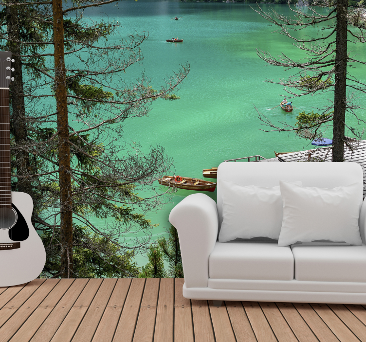 Photo murale Lac bleu-vert - TenStickers