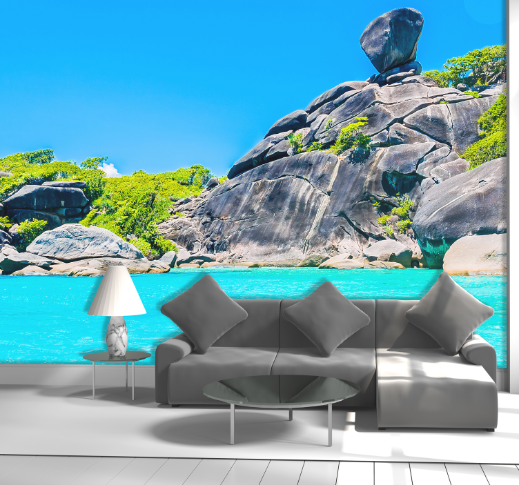 Papier peint du lac à phuket lake - TenStickers