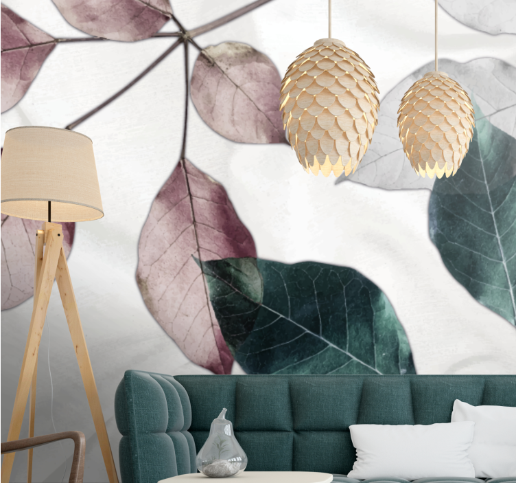 Papier peint nature Feuilles tropicales de la jungle - TenStickers