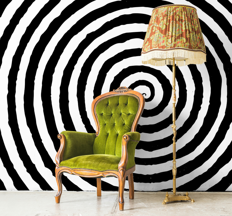 Papier peint mural Spirale burtonienne - TenStickers