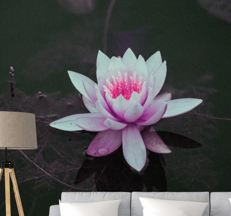 Tapisserie autres fleurs l'élégance de la fleur de lotus - TenStickers