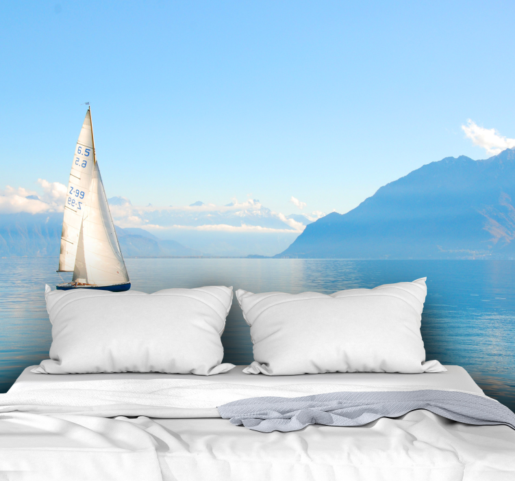 Tapisserie mer naviguer sur l'eau - TenStickers