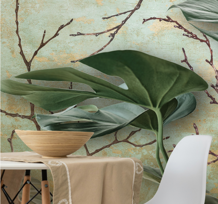 Tapisserie nature inspiration verdure tropicale - TenStickers