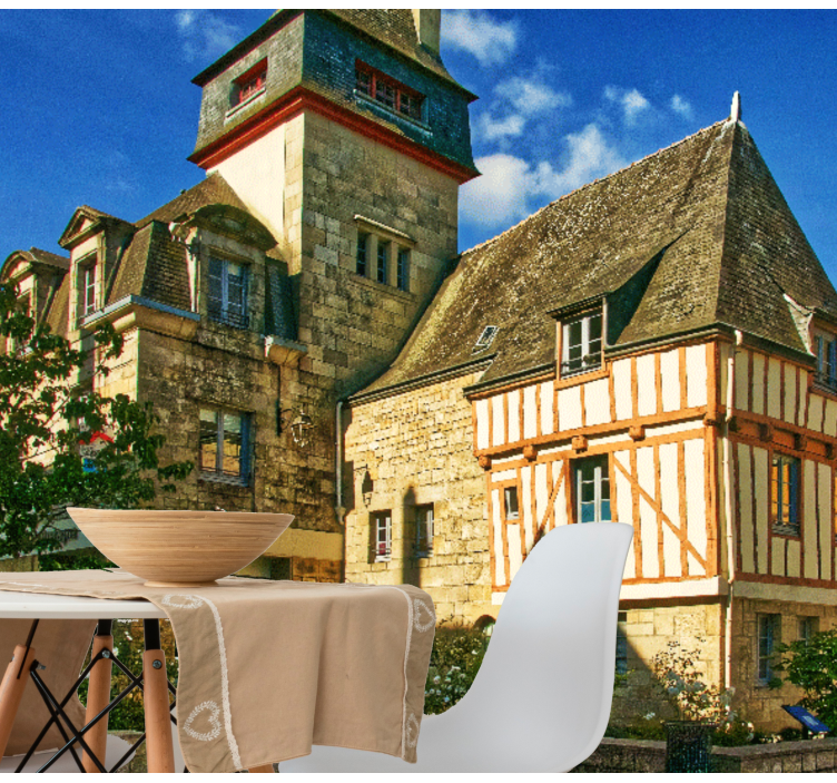 Tapisserie ville architecture française historique - TenStickers