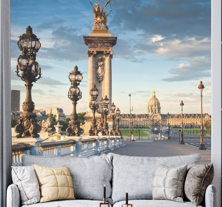 Tapisserie ville pont alexandre iii - TenStickers
