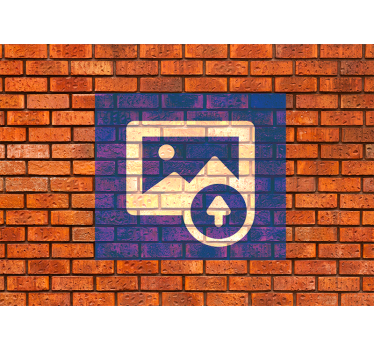 Tapisserie brique effet drapeau espagnol - TenStickers