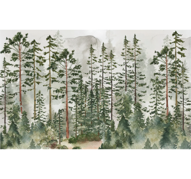 Tapisserie forêt pour chambre d'enfant - TenStickers
