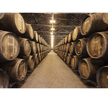 Papier peint photo Tonneaux de vin - TenStickers