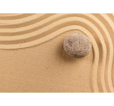 Photo murale zen Jardin de sable zen - TenStickers