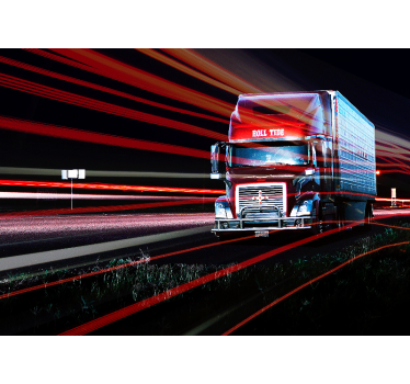 Photo murale Camion avec beaucoup de lumières - TenStickers