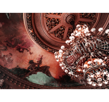 Papier peint pour couloir Les plafonds du palais garnier - TenStickers
