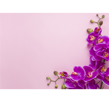 Tapisserie orchidée arrangement floral orchidée - TenStickers