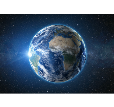Photo murale paysage Planète terre dans l'espace - TenStickers