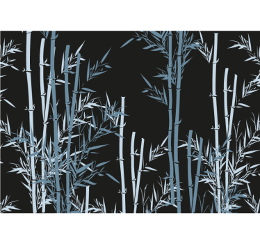 Tapisserie murale bambou design forêt de bambous - TenStickers