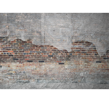 Tapisserie moderne Murs cassés industriels - TenStickers
