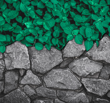 Tapisserie nature contraste de verdure luxuriante - TenStickers