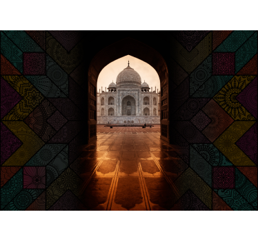 Photo murale Temple avec mosaïque - TenStickers