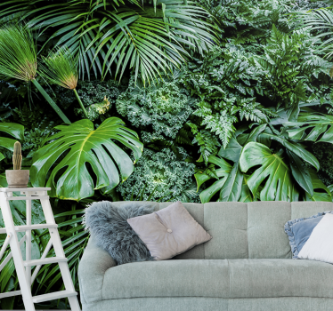 Papier peint forêt jungle plante - TenStickers