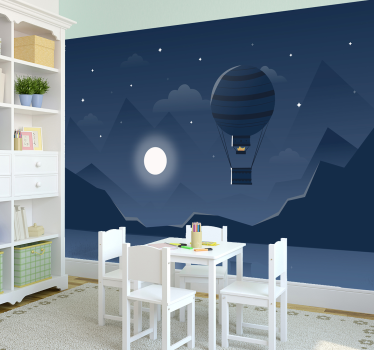 Papier peint mural fantaisie expédition nocturne - TenStickers